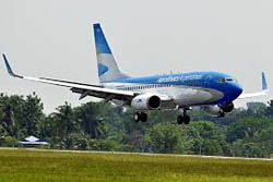 Vuelo llegando a Ezeiza en Buenos Aires 2