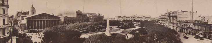 Plaza de Mayo en Buenos Aires en 1910