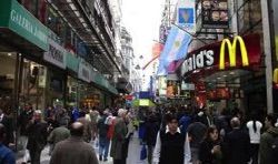 Paseo calle Florida en Buenos Aires